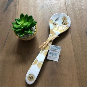 Shabby Chic Honeycomb Serving Utensils